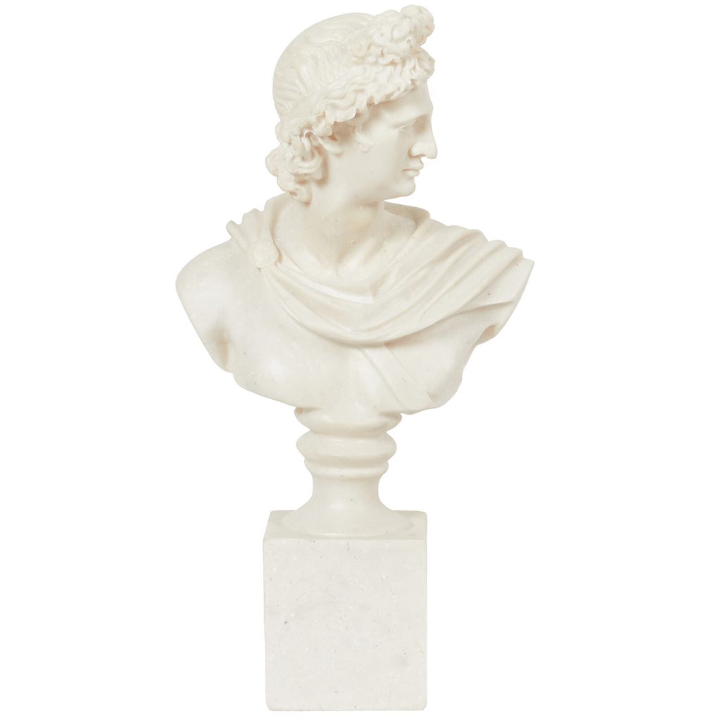 Grecian Statue - White