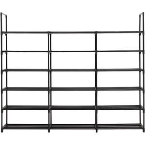 Black Metal Shoe Rack - Image 4