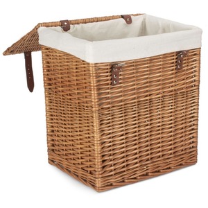 Boutique Double Steamed Wash Storage Laundry Basket With Lining