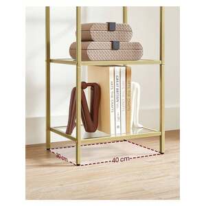 VASAGLE 5 Tier Kitchen Cabinet Shelf Bathroom Column Storage