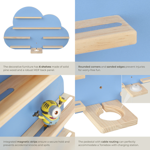 Cloud Wall Shelf - Blue - Image 2