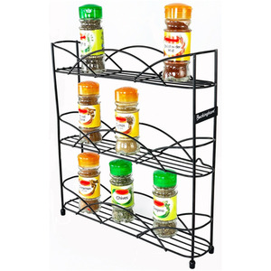 Buckingham Free Standing Spice Herb Rack - Chrome