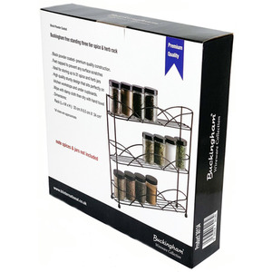 Buckingham Free Standing Spice Herb Rack - Chrome - Image 2