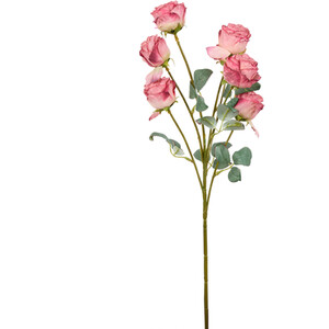 Faux Dried Rose - Pink