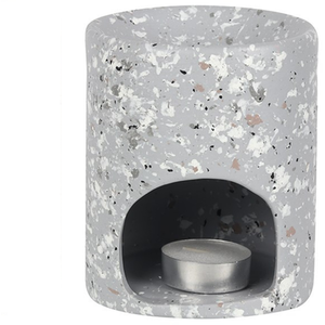 Terazzo Effect Oil Burner with Tealight