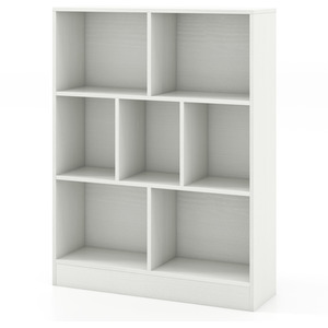 7-Cube Freestanding Storage Organiser - White - Image 2