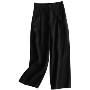 Women's Wide Leg Casual Capris - Image 2