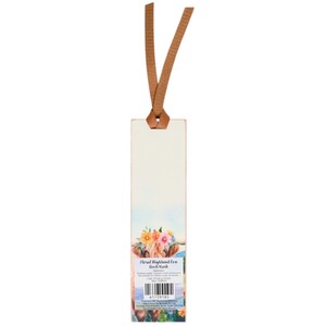 Floral Highland Cow Bookmark - Image 2