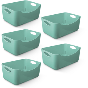 Plastic Storage Baskets with Handles