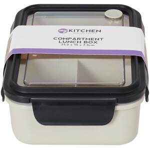 Compartment Lunch Box - White