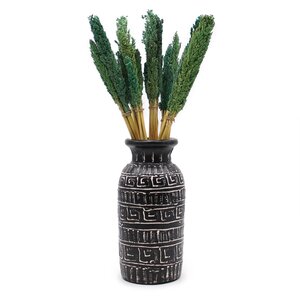 Vibrant Cantal Grass Bunch Sustainable Dried Floral Decor - Teal