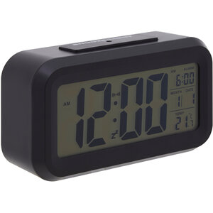 Camran Black LCD Digital Clock - Black