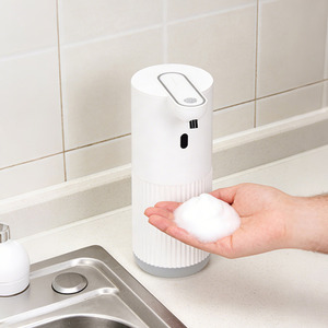 Lifeideas 380ml Automatic Soap Dispenser 4 Level Settings - White - Image 2