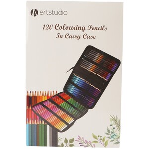 120 Piece Colouring Pencils Zip Up Set