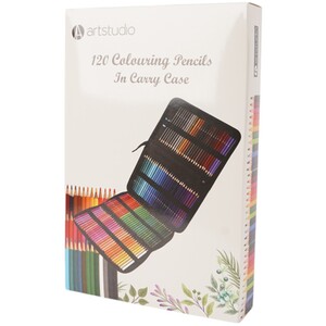 120 Piece Colouring Pencils Zip Up Set - Image 2